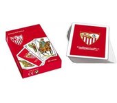 Pack de 3 unidades de Eleven Force- Naipes Baraja Española, Sevilla Fc