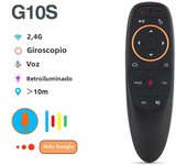 G10S Universal Voice Remote Control 2.4G Wireless Backlit IR Learning with Gyroscope Air Mouse Control for Android TV PC