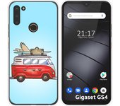Funda Silicona para Gigaset GS4 diseño Furgoneta Dibujos
