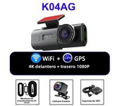 4K Car Dvr Dash Cam for Cars WIFI Rear View Camera Vehicle Dual Lens Video Recorder 24H Parking Monitor Black Box Car accessory