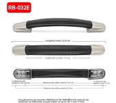 1Pc Luggage Handle Grip Trolley Suitcase Bag Replacement Universal Travel Black Accessories