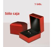 2025 Luxury Ring Box With LED Light Jewelry Diamond Ring Box for Engagement Wedding Birthday Valentine's Day Gift Box