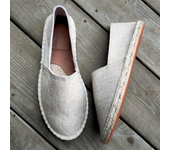 Gentleman Casual Comfort Bohemian Slip on Lazy Shoes Summer Female Mens Flat Slip on Canvas Strap Loafers Straw Espadrilles