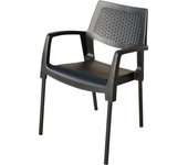 SILLON APILABLE RATAN 8325AL/R6 NEGRO GARDEN LIFE