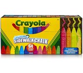 CRAYOLA TIZA CRAYOLA SUELO LAVABLES 64 COLORES SURTIDOS TIZA
