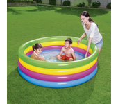 LILI HOME Piscina Infantil desde Ø70cm hasta Ø183cm ¡Deja que tus pequeños disfruten del verano con la Piscina Summer de Bestway! Diseñada específicamente para los más pequeños, esta piscina ofrece diversión y frescura en un paquete compacto y seguro.