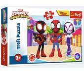 Puzzle Spidey Amazing Friends - 30 Piezas, Ideal para Regalo Infantil, Diversión y Aprendizaje para niños 3+ años, Trefl Puzzle