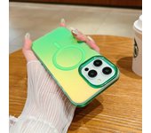 Laser Gradient for Magsafe Case for iPhone 15 14 13 12 Pro Max  Magnetic Wireless Charging Colorful Shockproof Luxury Cover