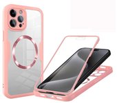 360 Full Protection Screen Protection Clear Case For Samsung Galaxy S24 S23 Ultra S22 Plus S21FE S23FE Car Mount Magnetic Cover