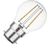 Ledkia Bombilla Filamento LED B22 2W 200 lm G45  No Flicker 3000K Blanco Cálido