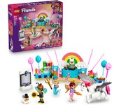 LEGO® Friends Fiesta de Disfraces con Unicornio y Hada Kit de Construcción, Juego de Juguetes Creativos, 4 Minipersonajes, Figuras de Gato y Caballo, para Mayores de 6 Años 42661