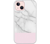 Funda compatible con iPhone 13 - Mármol y rosa