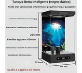 Smart betta dedicated fish tank desktop mini small ecological self-circulating desk aquarium fish tank