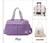 Bolso De Mano Extensible Para Viaje Gran Tote Multicapa Maleta De Viaje Bolsa De Almacenamiento Para Fin De Semana Y Viajes En Avión Bolsa De Mano Para Mujer