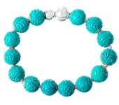 Pulsera Mujer Thomas Sabo KT0146-869-17-L16 Azul 19 cm
