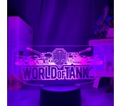 PC Game World of Tanks 3D LED Night Light illusion Novelty Sleep Table Desk Lamp Boy Kid Birthday Christmas Lamp Home Decor Gift