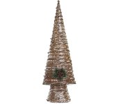 Arbol Led Ratan 32X18X100 3Aa Natural, Decoracióna de navidad para todos los hogares, Navidad Alpina