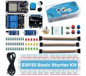 Basic Starter Kit for ESP32 ESP-32S WIFI Development Board for Arduino Project Learning Kit with Tutorials ESP32 kit with box