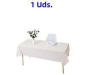 1pc Reusable Tablecloths 137x183cm BPA Free Plastic Dining Table Cover Cloth for Parties Picnic Camping Disposable Tablecloths