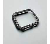 for iWatch Series 9/8/7/6/5/4/3/SE Bumper Bling Case, Women Glitter Diamond Rhinestone Protector Cover for iWatch Accessories