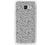 Tumundosmartphone Funda Gel Tpu para Samsung Galaxy A3 (2016) Diseño Letras Dibujos