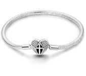 Original Bracelet 925 Silver Colorful Love Zircon Women's Jewelry Romantic Valentine's Day Gift