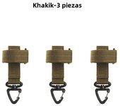 1/3/5pcs Outdoor Keychain Tactical Gear Clip Keeper Pouch Belt Keychain Webbing Gloves Rope Holder Military Molle Hook