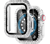 Diamond Watch Case for Apple Watch 40mm 41mm 44mm 45mm Bling Bumper Protector iWatch Series 9 8 7 6 5 4 SE