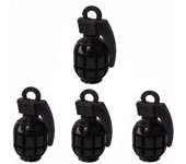 AUTCOAT 4Pcs/Set Tire Valve Caps, Universal Car Truck Motocycle Wheel Tyre Valve Caps Bicycle Tire Air Valve Cover
