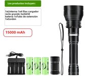 High Power LED Diving Flashlight 3*XHP300 Professional Diving Torch IPX8 Underwater Super Bright Scuba Diving Flashlight Fishing