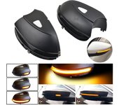 For VW Passat B7 CC Scirocco MK3 Jetta MK6 EOS Beetle R LED Dynamic Turn Signal Blinker Sequential Side Mirror Indicator Light