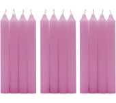 Zimmy - Velas Cilíndricas de Mesa 17.5 cm - 100% Parafina y Mecha de Algodón, Sin Perfume - Variedad de Colores
