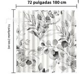 Double Layer Shower Curtain 10 Large Ring Hook Free Waterproof Bathroom Decorative with Snap-in Liner Single Layer 180x180cm