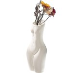 Human Body Vase - Body Pot Creative Ceramic Flower Art Design Flower Vase, Woman Sculpture Designer Art Vase Living Room Table Decoration, White