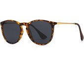 Gafas de Sol Redonda Vintage para Mujer y Hombre, estilo clásico retro de diseñador, Gafas de Sol de moda