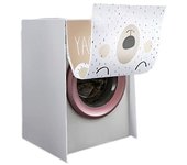 Cubierta frontal para lavadora, funda impermeable, cubierta antipolvo para lavadora 56*54*86cm