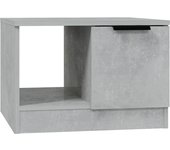 vidaXL Mesa de centro madera de ingeniería 50x50x36 cm Blanco, Negro, Roble Sonoma Mesita de Salón o Comedor o Auxiliar Mesa de Café Meuble Salón
