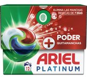 PACK de 4 - Ariel -Detergente Platinum Poder Quitamanchas 48 LAVADOS EN TOTAL