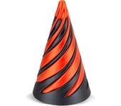 3D Printed Spiral Cone Toy Fidget Toy Impossible Pyramid Passthrough Sculpture Mini Vortex Thread Illusion for Kids and Adults