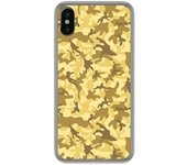 Tumundosmartphone Funda Gel Tpu para Iphone X / XS Diseño Sand Camuflaje Dibujos