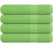 Toallas 4 piezas Manzana verde 100x200 cm 360g/m² 100% Algodón