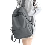 Mochila escolar y portátil de 14 pulgadas, color negro