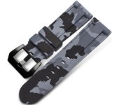 20mm 22mm 24mm 26mm Universal Camo Blue Grey Watch Band Rubber Silicone Watch Straps Wristwatch Belt Watch Accessories with Tool
