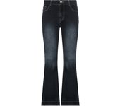 CIBBAR y2k Flare Jeans Casual Low Rise Cute Trousers Aesthetic Streetwear Vintage Cargo Pants Women Korean Distressed Mom Jeans