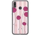 Tumundosmartphone Funda Gel Tpu para Huawei P20 Lite Diseño Flores Vintage Dibujos