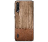 Tumundosmartphone Funda Gel Tpu para Xiaomi Mi A3 diseño Madera 09 Dibujos