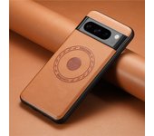 EUCAGR 2 In 1 Luxury Business Magnetic m=Magsafe Leather Phone Case For Google Pixel 9 8 7 6 Pro Holder Cover For Pixel 8A 7A 6A