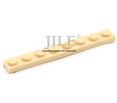50pcs Moc Tiles Plate 1x8 3460 Short Piece DIY Enlighten Building Block Bricks Compatible with Assembles Particles Toys