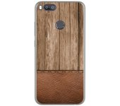 Tumundosmartphone Funda Gel Tpu para Xiaomi Mi 5X / Mi A1 diseño Madera 09 Dibujos
