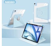 For iPad Air 11 M2 Case 2024 Pro M4 360° Rotation Cover for Air 5/4 iPad 10th 10.9in Mini 6 7/8/9th 10.2in Pro12.9 Tablet Cover